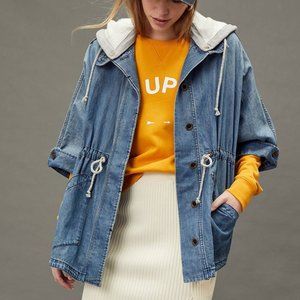 Anthropologie Pilcro Denim Kimono Jacket